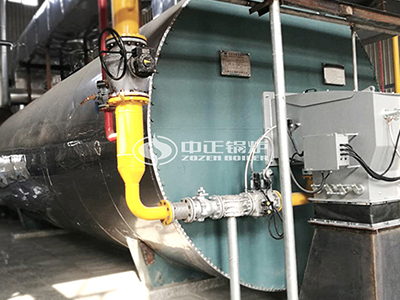 吉林正大120萬大卡YQW燃?xì)馀P式導(dǎo)熱油鍋爐項目